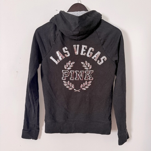 Victoria’s Secret PINK Y2K 2000s Sequin Las Vegas Hoodie - Picture 1 of 5